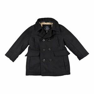Urban Republic Boys Peacoat 3T Jacket Sherpa Lined Black Nautical Classic